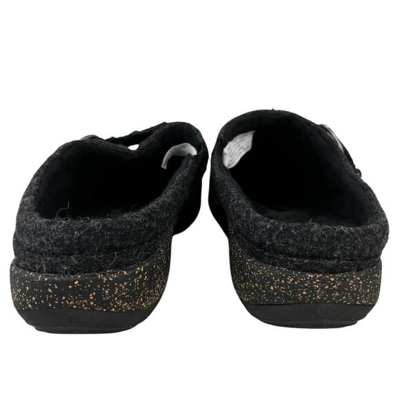 Aetrex Libby Comfort Clog 41 Black Charcoal Wool 10 - Picture 14 of 14